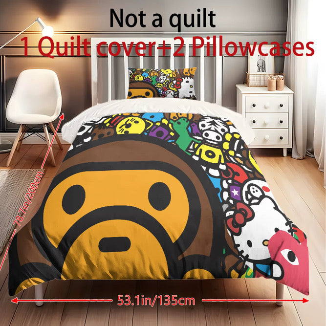 hello street pop comforter Set