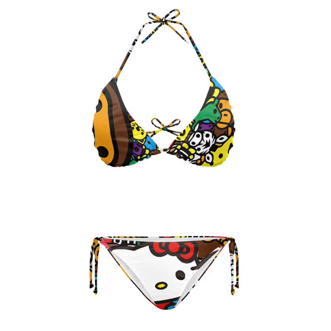 hello street pop swimsuit set