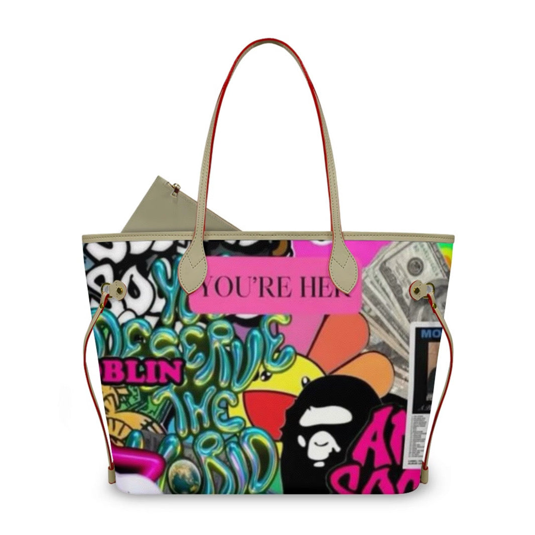 you’re her tote bag