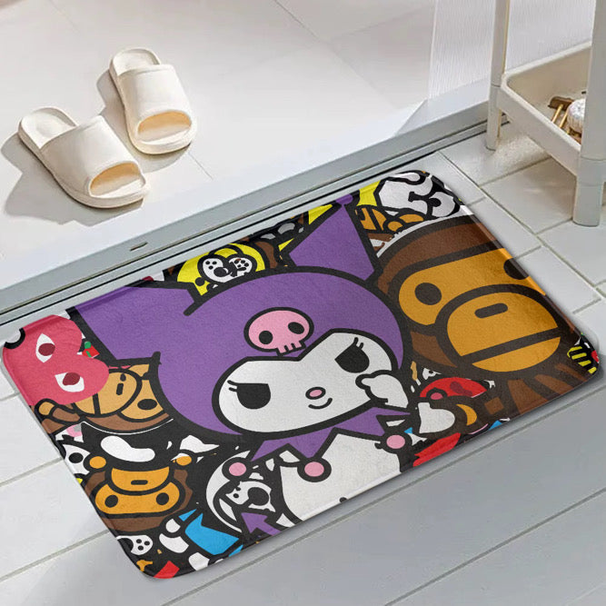 hello kuromi doormat