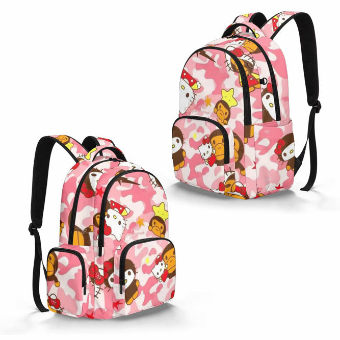 Pink Camo Besties Backpack