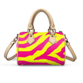 zebra print / yellowxpink