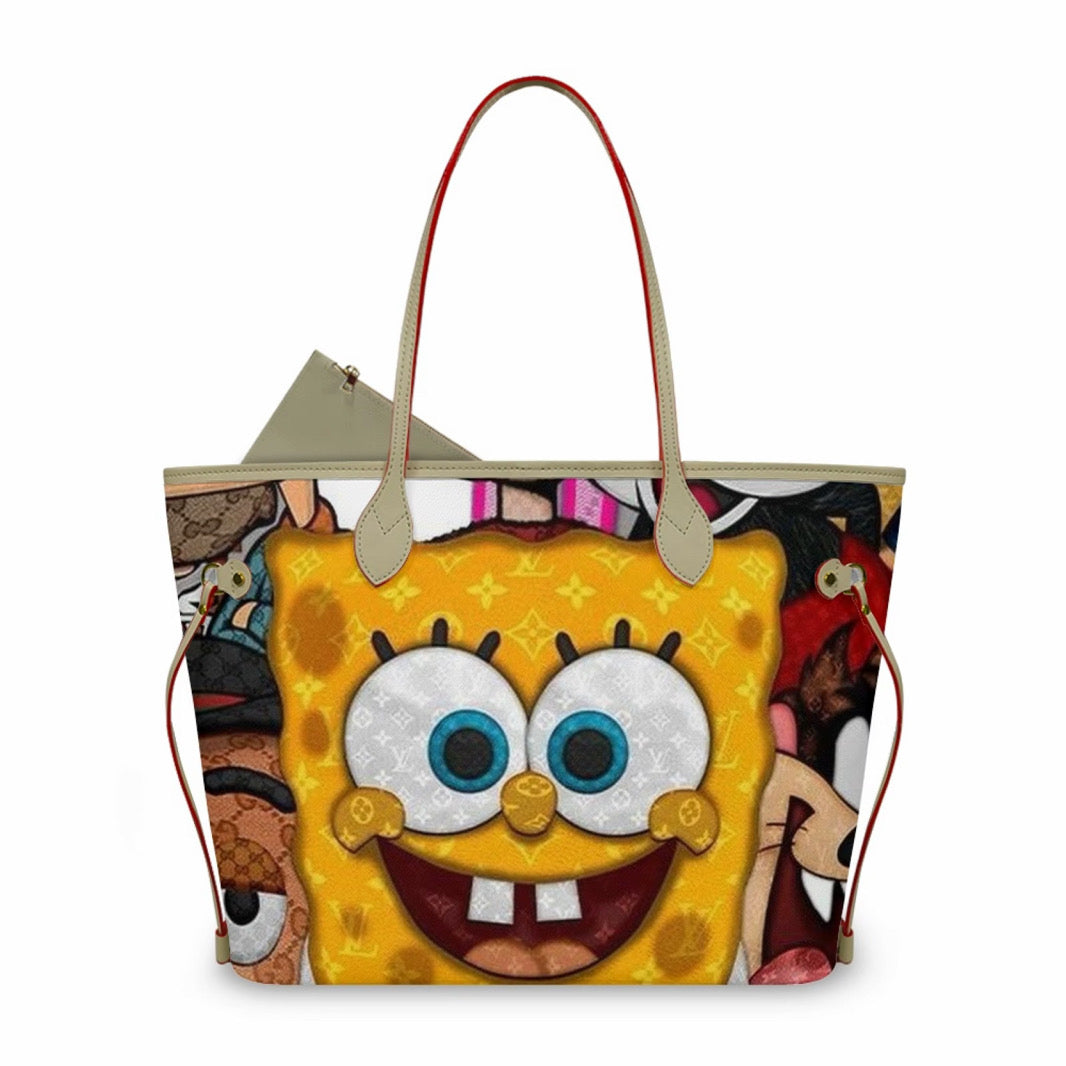 spongebob Lv tote bag