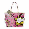 Pink Donut Homer Tote Bag 🍩💖