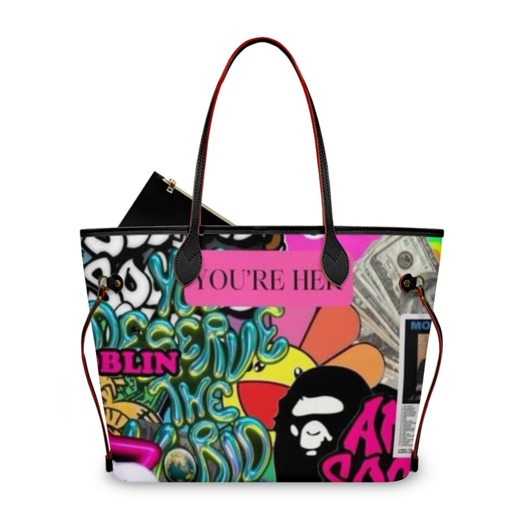 you’re her tote bag