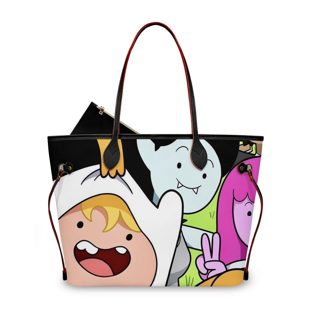 adventure times tote bag 💙💜🩷💚