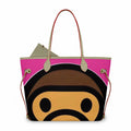 peek-a-pink tote bag