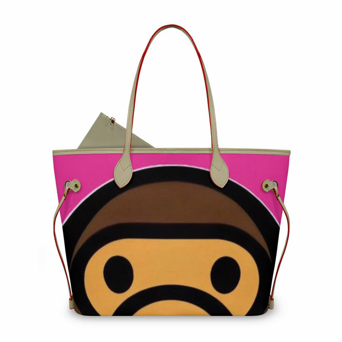 peek-a-pink tote bag