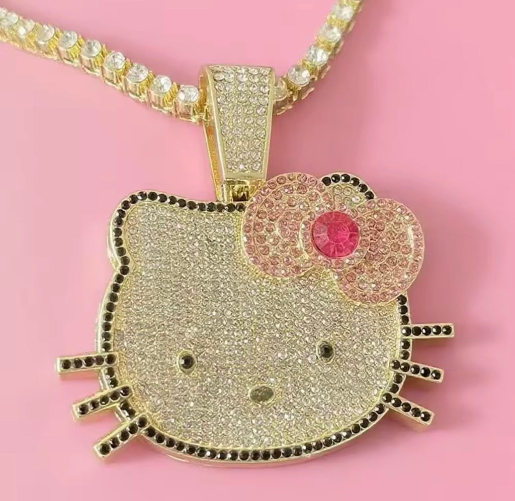 Hello kitty bow chain