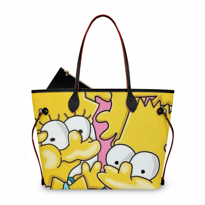 we stuck bart tote bag 💛