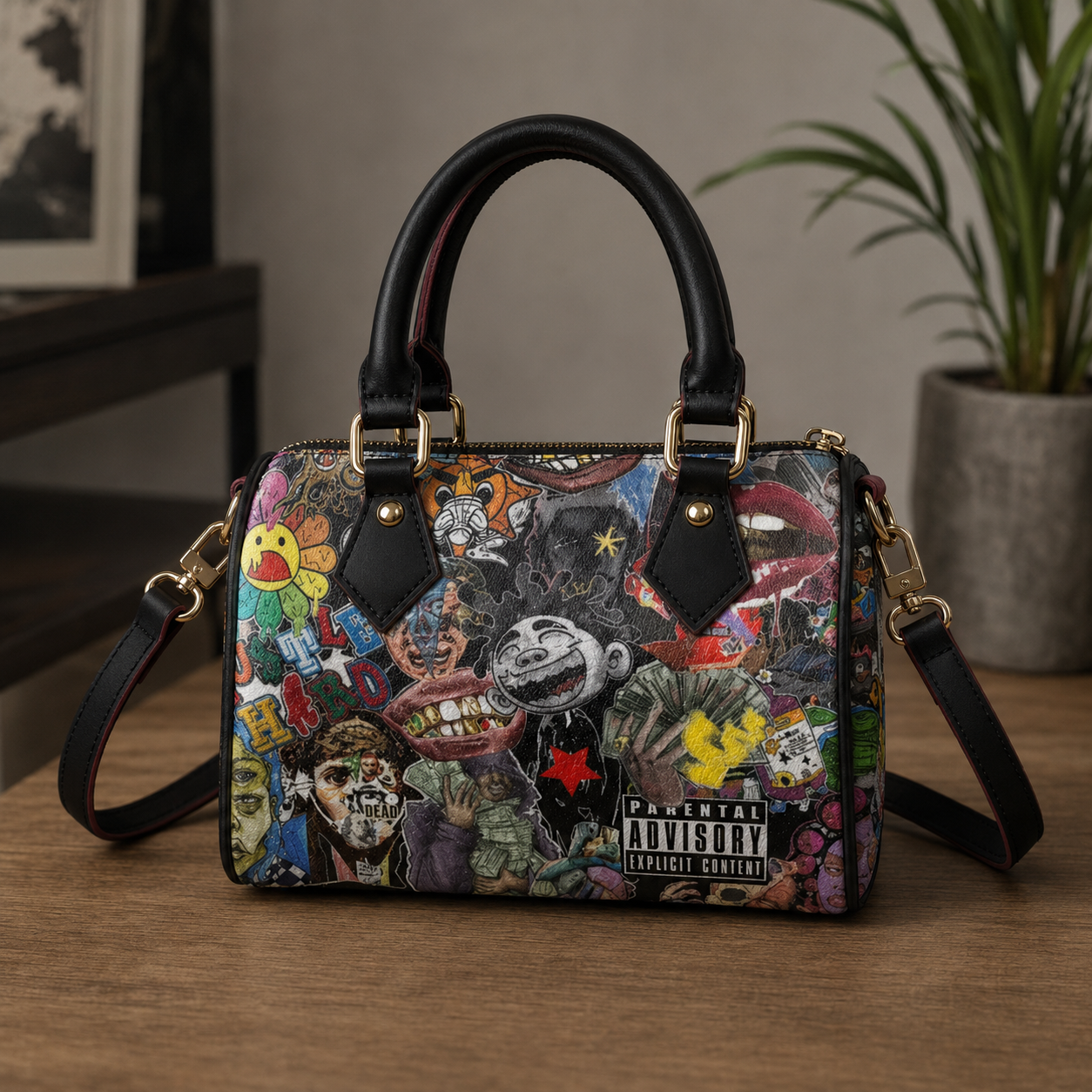 running away is easy handbag🫆
