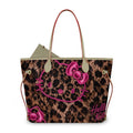 hello kitty cheetah tote bag
