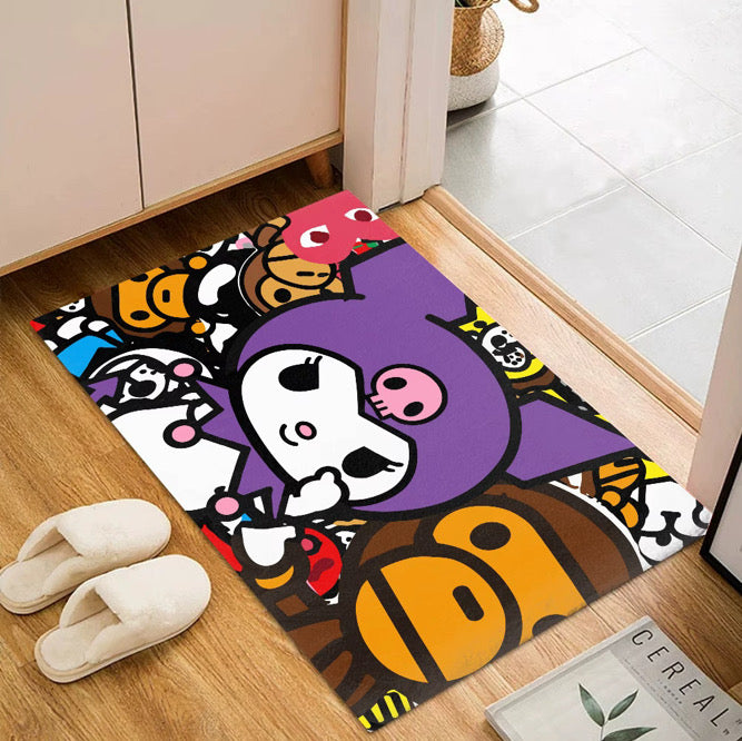 hello kuromi doormat