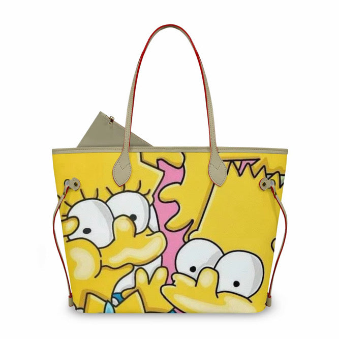 we stuck bart tote bag 💛