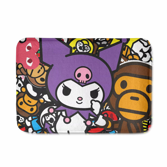 hello kuromi doormat