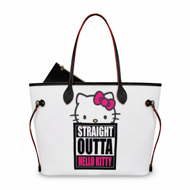 straight outta hello kitty tote bag