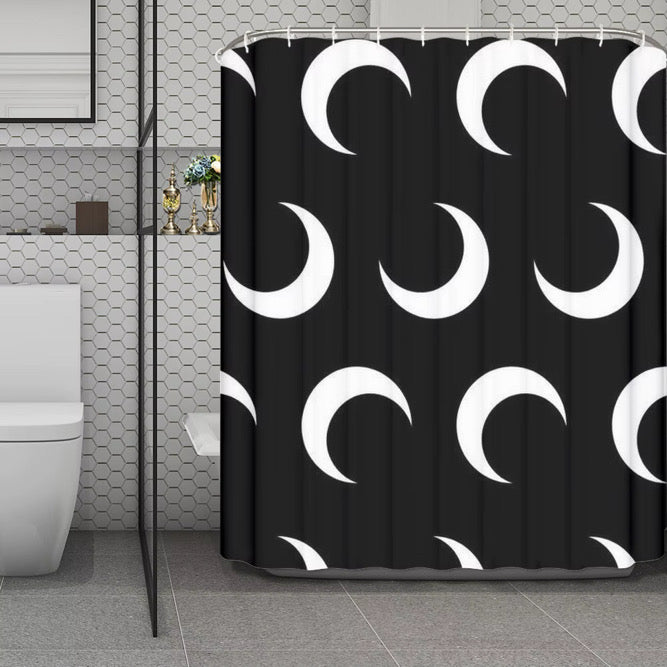 ms.moon shower curtain