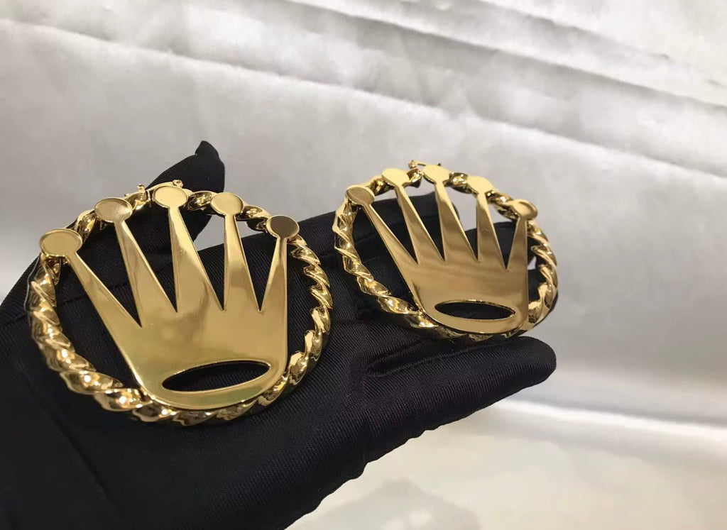 Rolex-Style Earrings