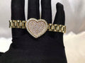 Bossed Up Heart Bracelet