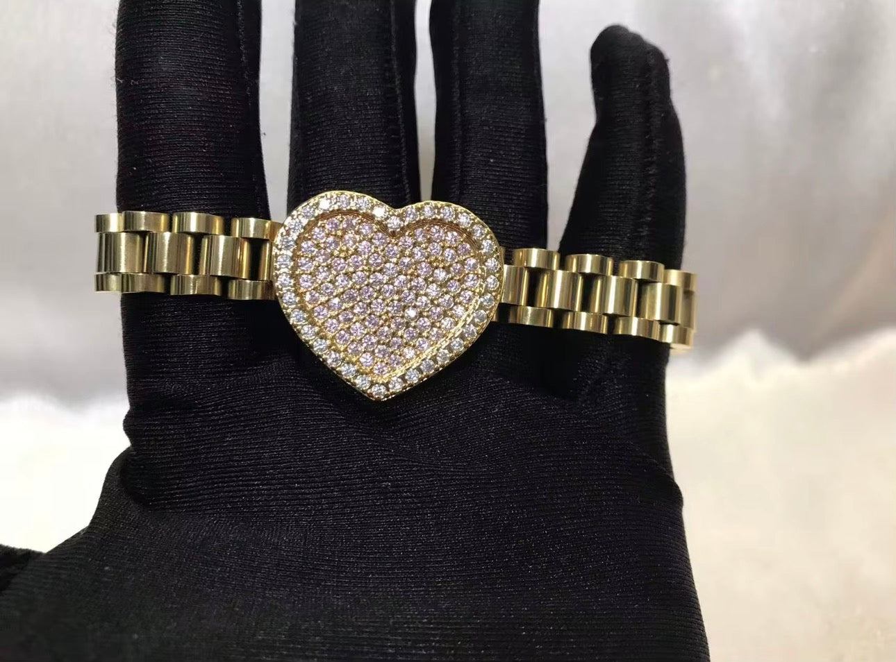 Bossed Up Heart Bracelet