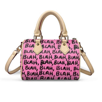 Blah Blah Mini Boston Bag