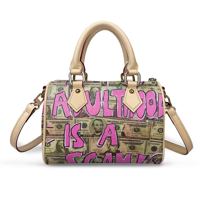 Millionaire Mindset Mini Boston Bag